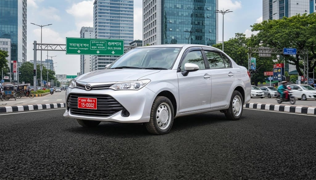 Toyota Axio rent in Dhaka