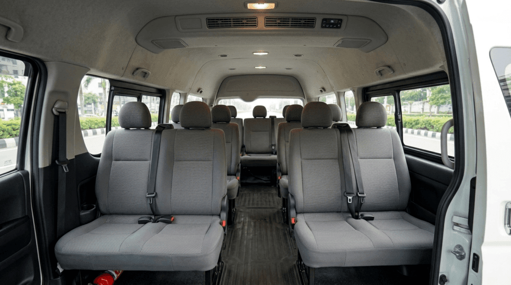 Toyota Hiace Grand Cabin rent in Dhaka