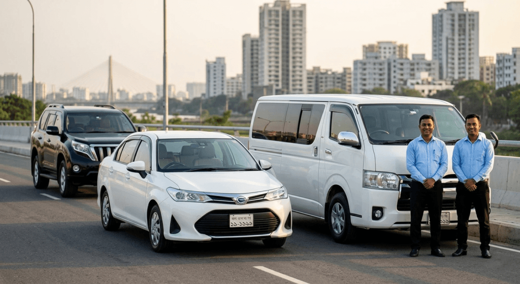 Rent a car in Dhaka