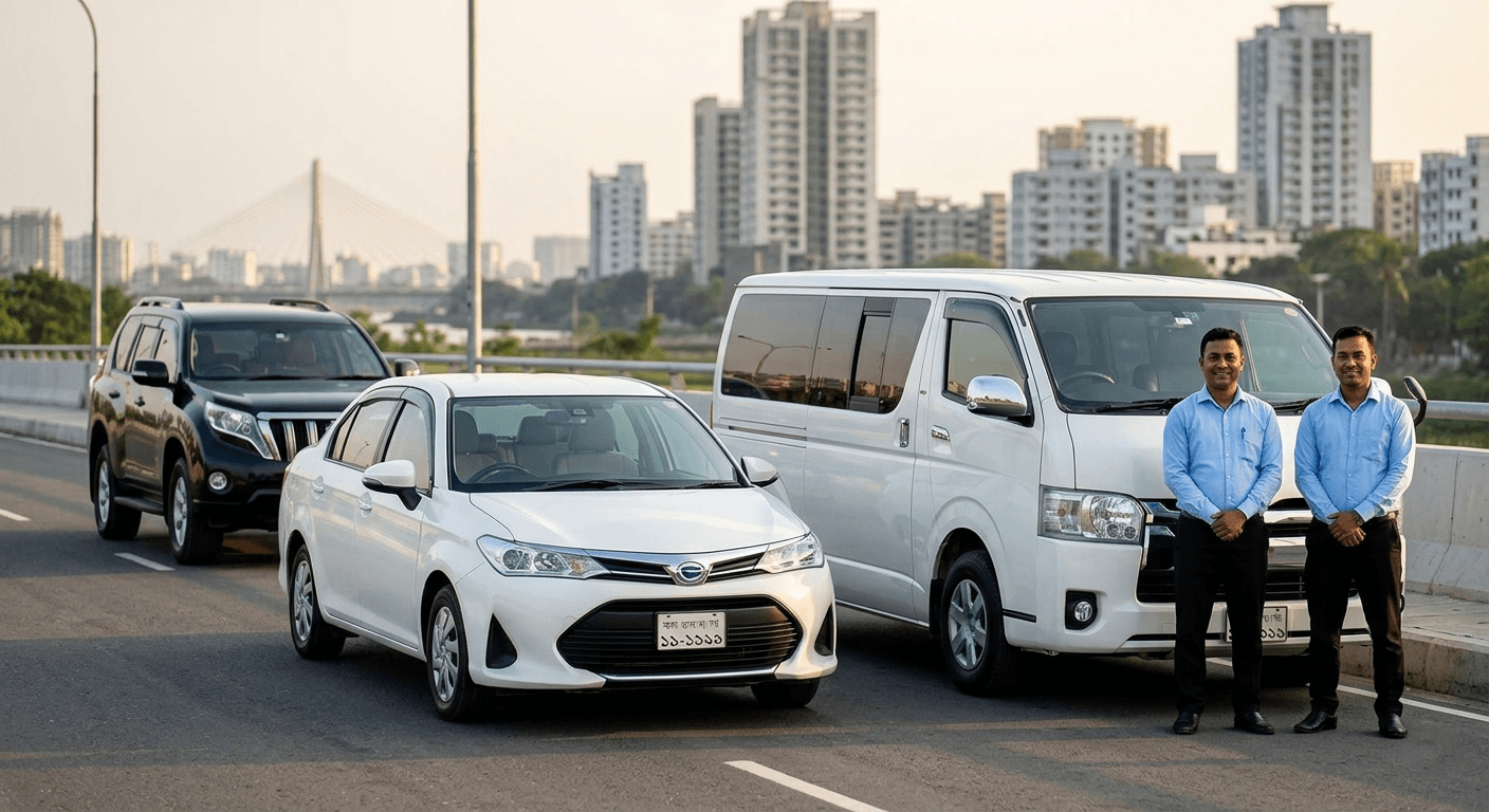 Rent a car in Dhaka