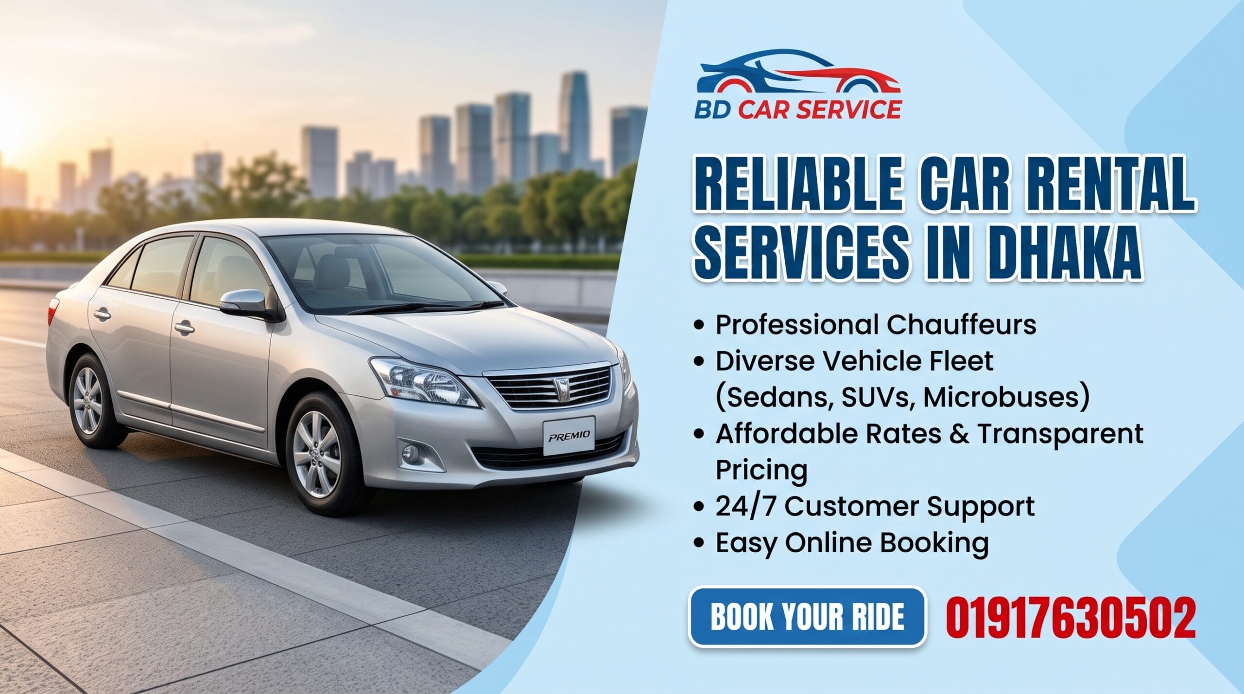 Dhaka to Chittagong Car Rental Service